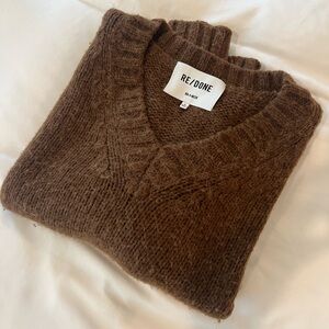 RE/DONE 90s V-Neck Sweater